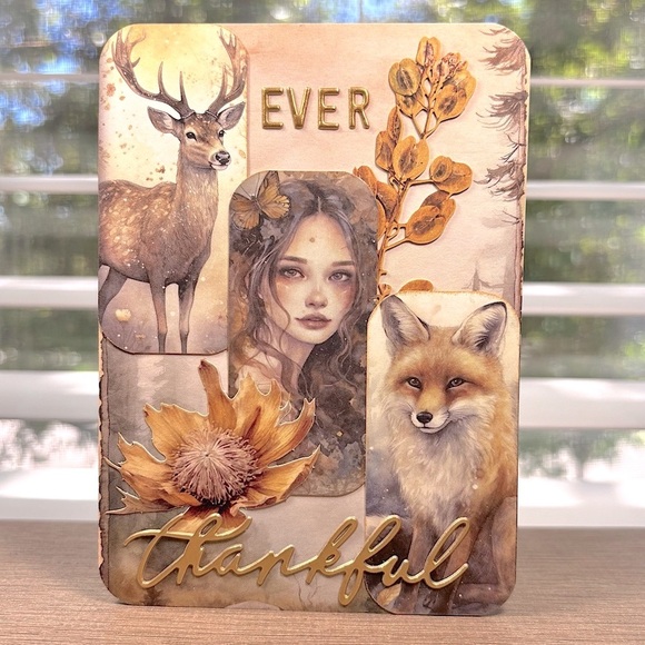 Handmade Ever Thankful Greeting Card - Picture 1 of 1